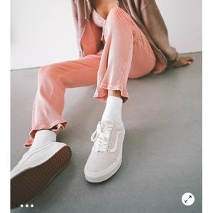 UO ribbed flare pants